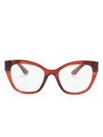 Miu Miu Eyewear lunettes de vue à monture papillon - Rouge