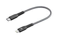 Cellularline USB-kabel USB 2.0 USB-C stekker, Apple Lightning stekker 0.15 m Zwart TETRACABC2LMFI15CK - thumbnail