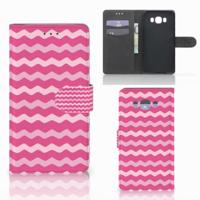 Samsung Galaxy J7 2016 | Telefoon Hoesje | Waves Pink