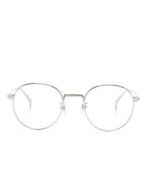 Dunhill lunettes de vue à monture ronde - Argent