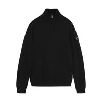 Rellix winter sweater jongens - zwart - rits, gebreid