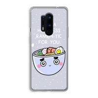 I'm A Hopeless Ramen-Tic For You: OnePlus 8 Pro Transparant Hoesje
