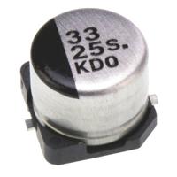 Panasonic Elektrolytische condensator SMD 33 µF 25 V 20 % (Ø) 6.3 mm 1 stuk(s)