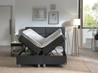 Dreamhouse - Quattro Boxspring met opbergruimte - Antraciet - 180 x 200 / met montage