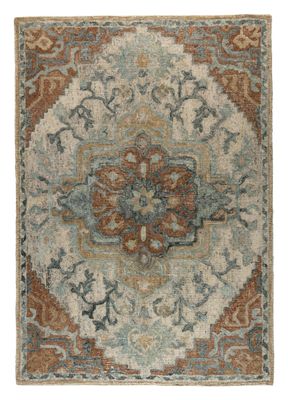 Dutchbone Vloerkleed 'Amori' 160 x 230cm, kleur Blauw