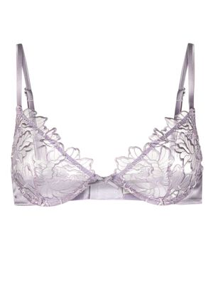 Fleur Du Mal soutien-gorge Whitney à broderies - Violet