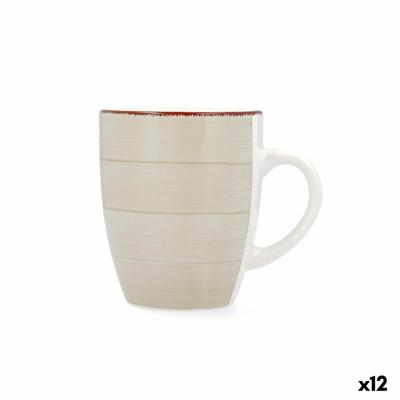 Kopp Quid Vita Morning Ontbijt Keramisch Beige 350 ml (12 Stuks)