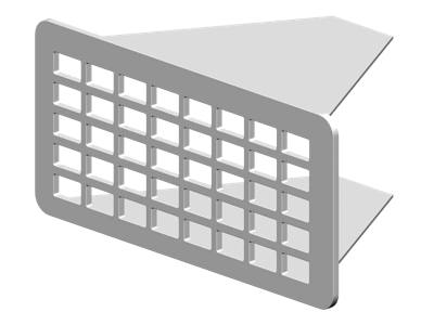 RenoFix RVS Renovatierooster 5 x 10,5 cm