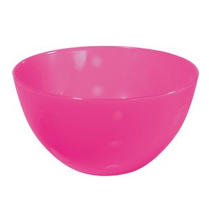 Serveerschaal/slakom - fuchsia roze - 5 liter - kunststof - D26 x H14 cm