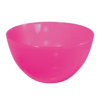 Serveerschaal/slakom - fuchsia roze - 5 liter - kunststof - D26 x H14 cm - thumbnail