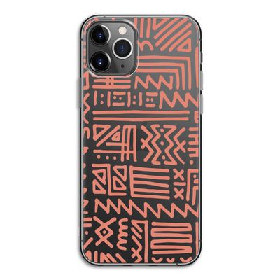 Marrakech Pink: iPhone 11 Pro Transparant Hoesje
