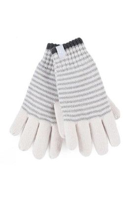 Ladies cable gloves maat S/M Oslo cream