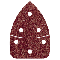 Wolfcraft Hechtschuurbladen | K80 | Geperforeerd | 98 x 139mm | 6 stuks - 3137000