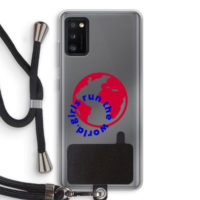 Run The World: Samsung Galaxy A41 Transparant Hoesje met koord