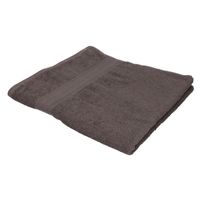 Voordelige badhanddoek grijs 70 x 140 cm 420 grams - thumbnail