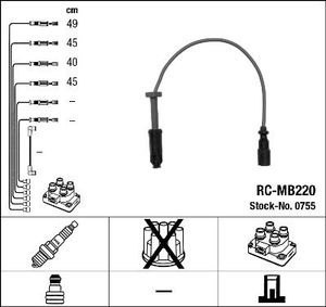 Bougiekabelset RCMB220