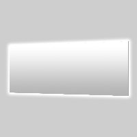 Balmani Giro rechthoekig badkamerspiegel 150 x 65 cm met spiegelverlichting