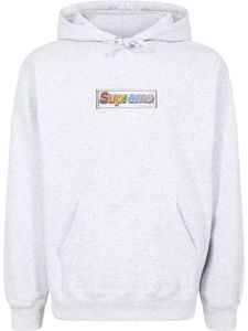 Supreme hoodie Bling à logo Box - Gris