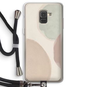 Geo #8: Samsung Galaxy A8 (2018) Transparant Hoesje met koord