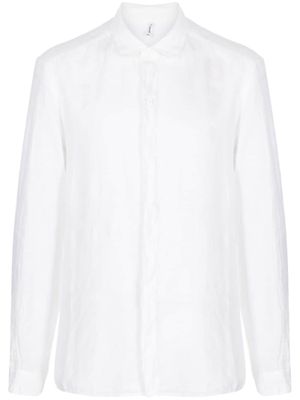 Transit chemise en lin à manches longues - Blanc
