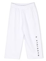 MM6 Maison Margiela Kids pantalon en coton à logo imprimé - Blanc - thumbnail