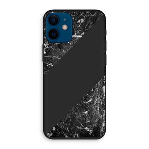 Zwart marmer: iPhone 12 mini Biologisch afbreekbaar hoesje