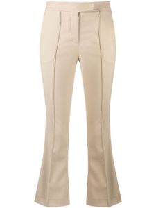 Blanca Vita pantalon crop Portula à pinces - Tons neutres