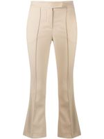 Blanca Vita pantalon crop Portula à pinces - Tons neutres