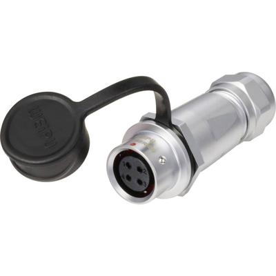 Weipu SF1211/S4 I Ronde connector Koppeling, recht Totaal aantal polen: 4 Serie (ronde connectoren): SF12 1 stuk(s)
