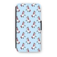 Eenhoorns overal: iPhone 8 Flip Hoesje