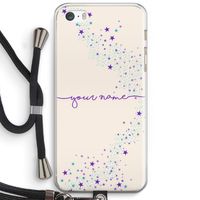 Sterren: iPhone 5 / 5S / SE Transparant Hoesje met koord