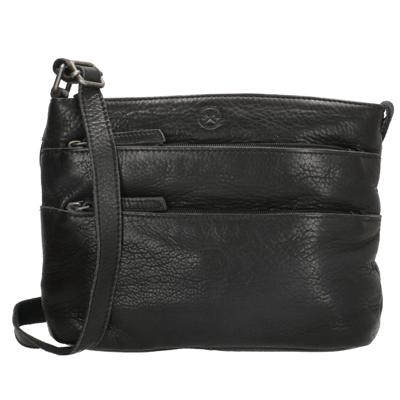Hide & Stitches Paint Rock Crossbody Shoulder bag-Black