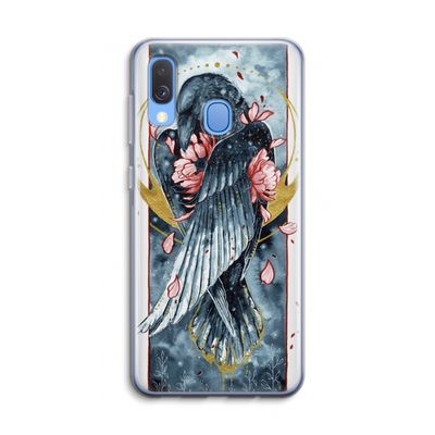 Golden Raven: Samsung Galaxy A40 Transparant Hoesje