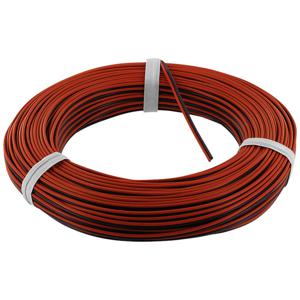 econ connect KZL2X014RTSW25 Draad 2 x 0.14 mm² Rood, Zwart 25 m