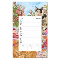 Franciens Katten Weeknotitiekalender op schild 2026 Cupcakes