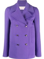 Valentino Garavani blazer Rockstud à boutonnière croisée - Violet - thumbnail