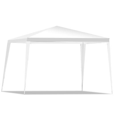 300x300cm Buitentent Haringen Windtouwen Feesttent voor Tuin Vlooienmarkt Commerciële Instant Luifel voor Buitenevenementen Wit