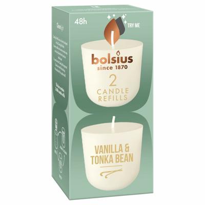 Bolsius cleanlight navulling Vanille & Tonkaboon