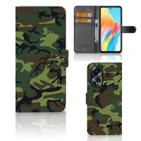 OPPO A58 4G Telefoon Hoesje Army Dark