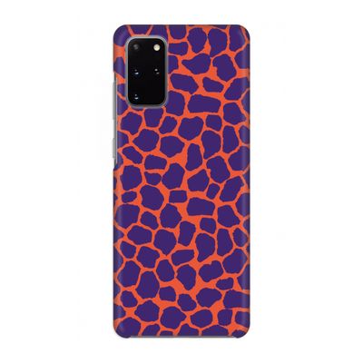 Purple Giraffe: Volledig geprint Samsung Galaxy S20 Plus Hoesje