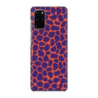 Purple Giraffe: Volledig geprint Samsung Galaxy S20 Plus Hoesje