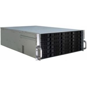 Inter-Tech IPC 4U-4424 Rack Zwart, Zilver