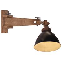 Wandlamp 25 W E27 zwart - thumbnail