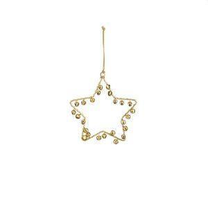 Ornament ster goud - h1xD10cm