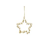 Ornament ster goud - h1xD10cm