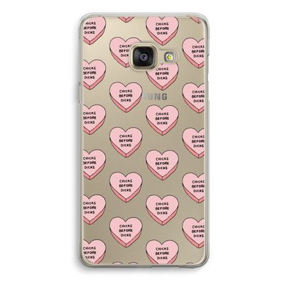 Chicks before dicks: Samsung A3 (2017) Transparant Hoesje