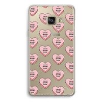 Chicks before dicks: Samsung A3 (2017) Transparant Hoesje