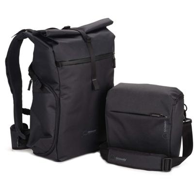 Shimoda Backpack Side Street 22L Starter Kit - Black/White