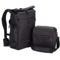 Shimoda Backpack Side Street 22L Starter Kit - Black/White