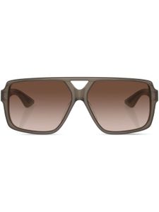 Oliver Peoples 1977C oversize-frame sunglasses - Marron